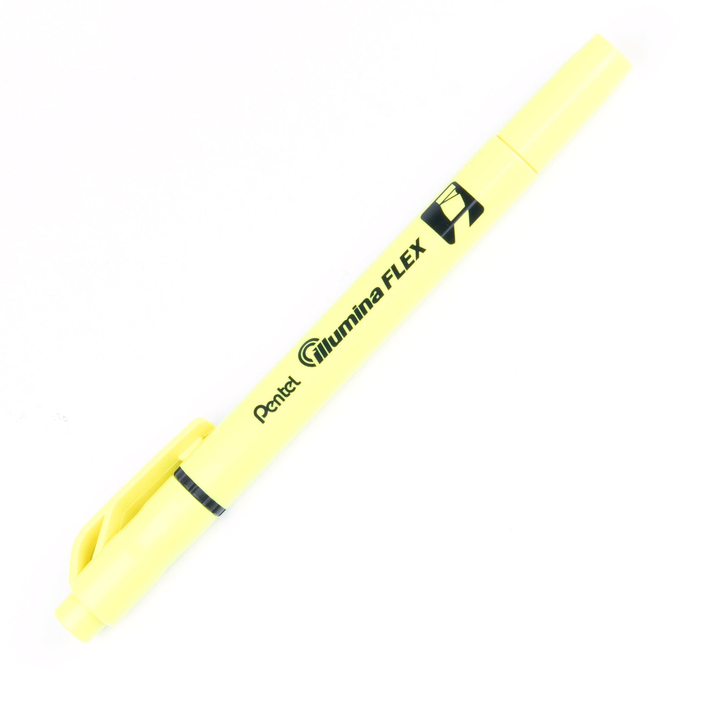 Yellow Ink Illumina Flex Liquid Highlighter Dual Tip Chisel and Bullet