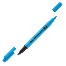 Pentel Illumina Flex Highlighter - Sky Blue, Dual Tip Chisel and Bullet