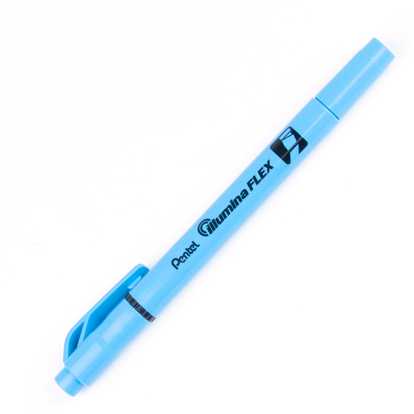 Sky Blue Ink Ink Illumina Flex Liquid Highlighter Dual Tip Chisel and Bullet