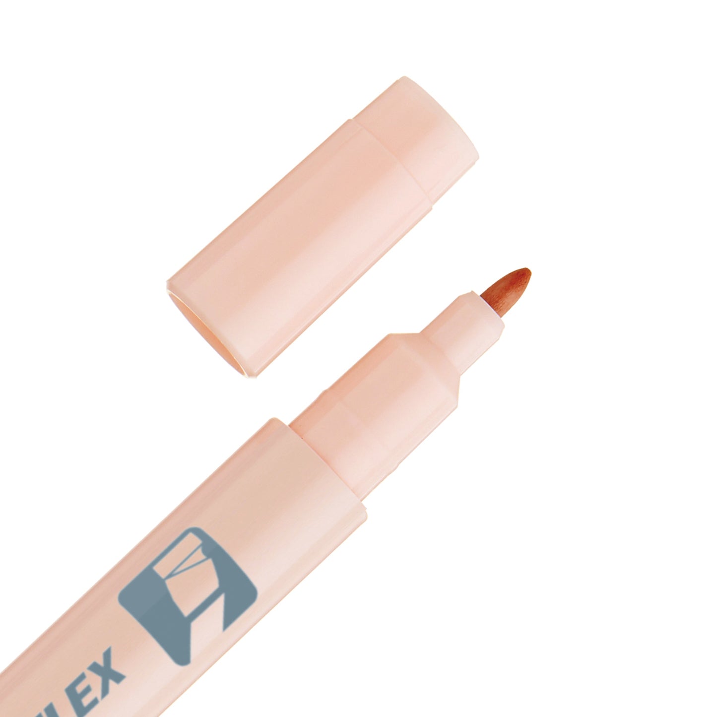 Pastel Orange Ink Illumina Flex Liquid Highlighter Dual Tip Chisel and Bullet