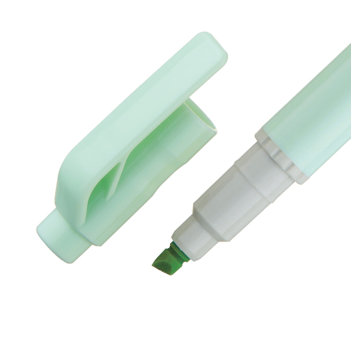 Pastel Green Ink Illumina Flex Liquid Highlighter Dual Tip Chisel and Bullet