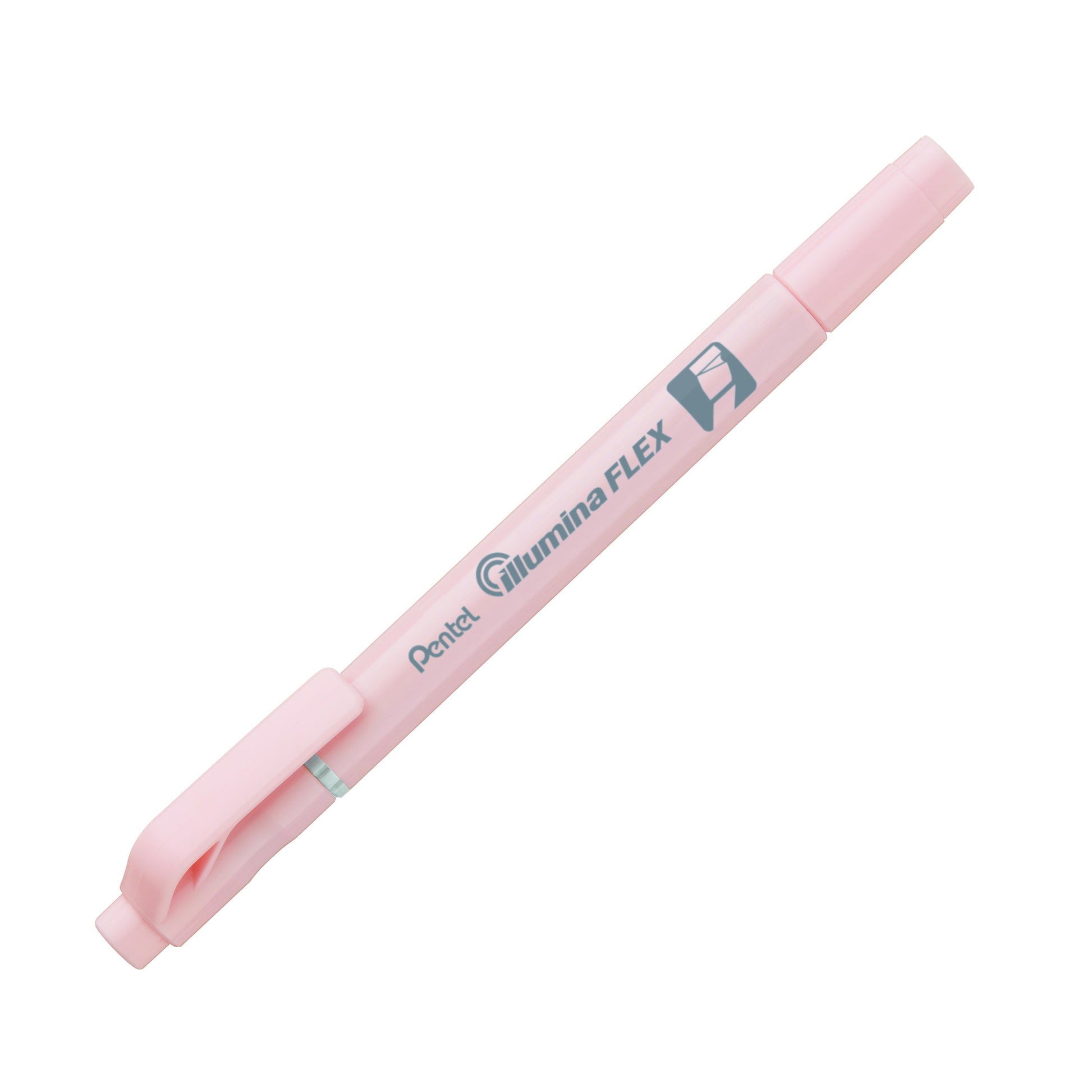 Pastel Pink Ink Illumina Flex Liquid Highlighter Dual Tip Chisel and Bullet