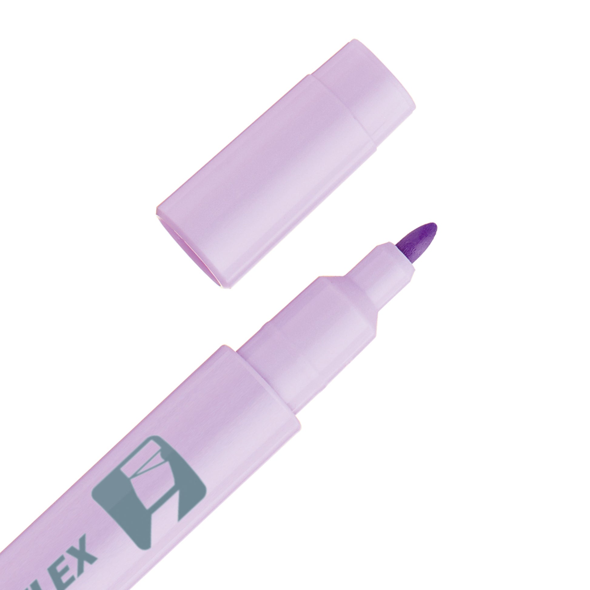 Pastel Violet Ink Illumina Flex Liquid Highlighter Dual Tip Chisel and Bullet