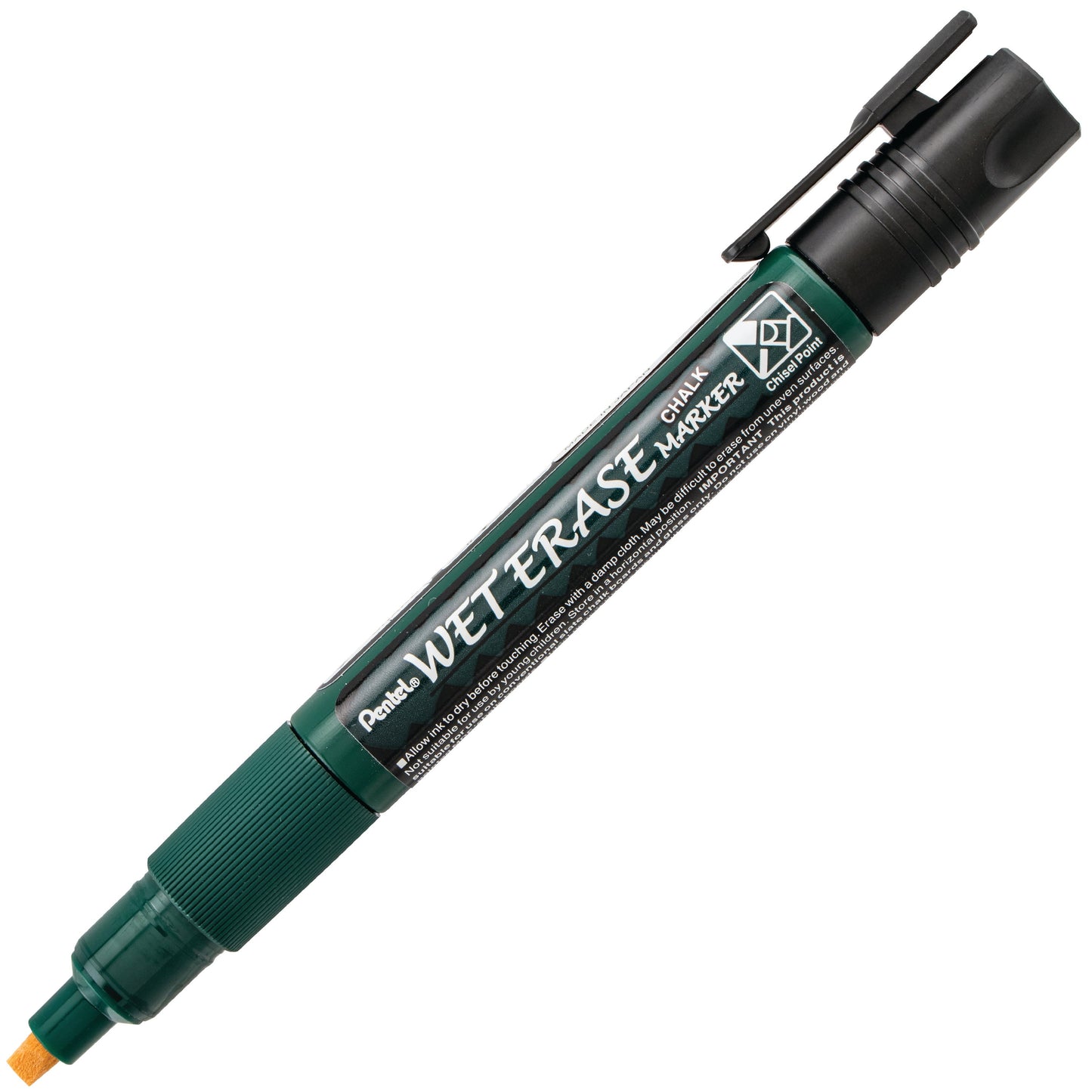 Green Ink Pentel Arts Wet Erase Chalk Marker Small Chisel Tip