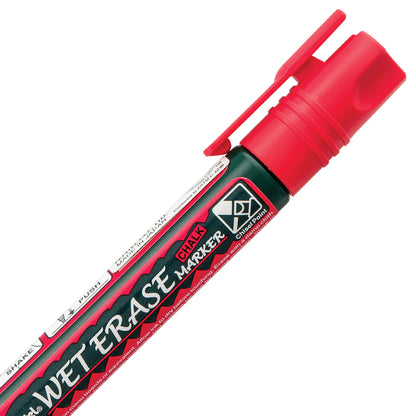 Red Ink Pentel Arts Wet Erase Chalk Marker Small Chisel Tip