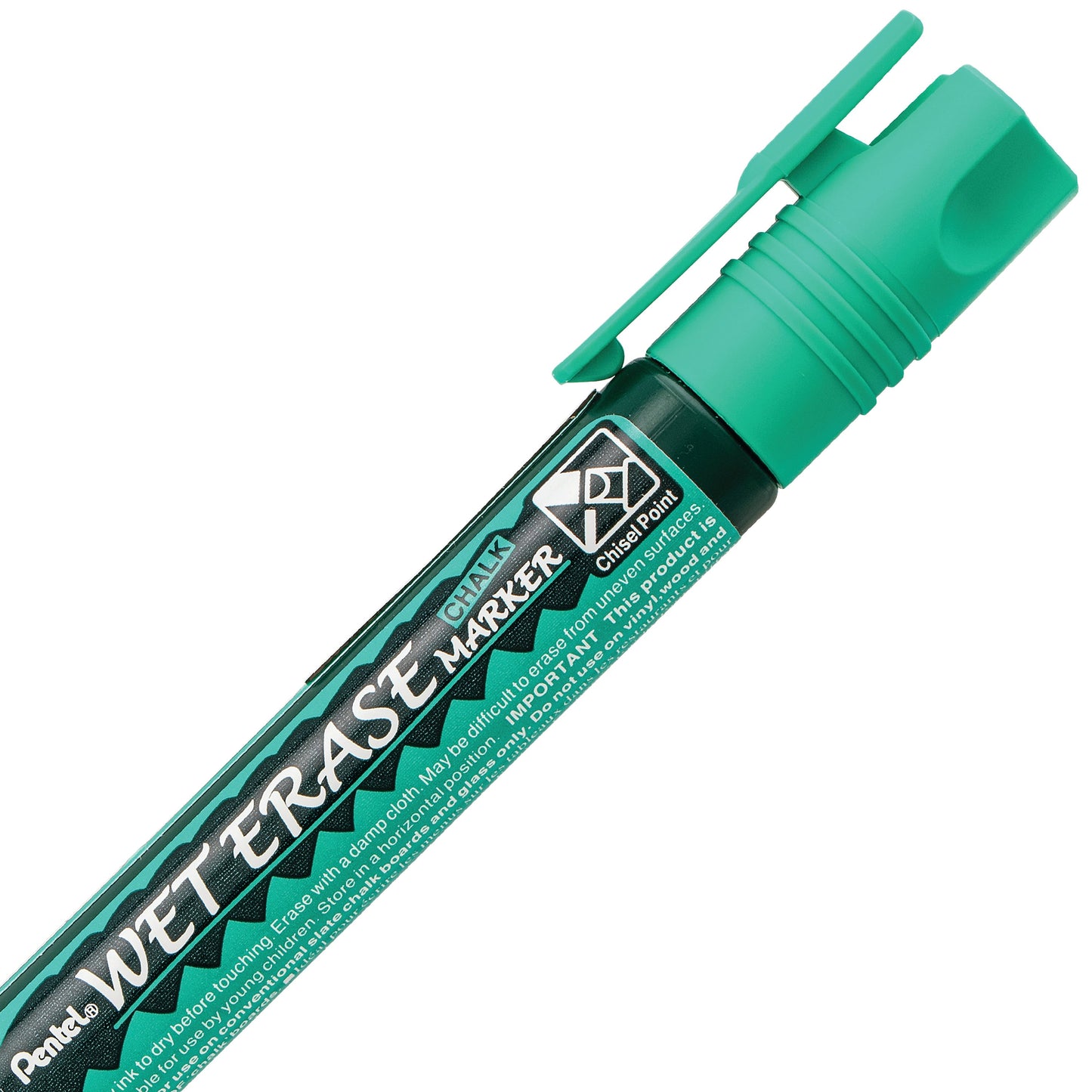 Green Ink Pentel Arts Wet Erase Chalk Marker Small Chisel Tip