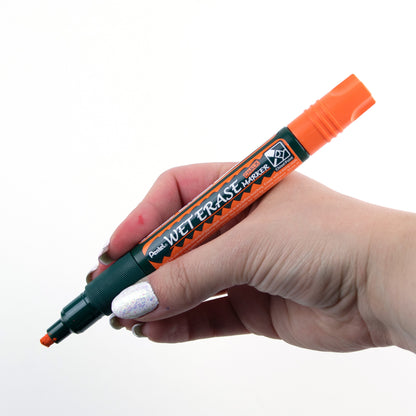 Orange Ink Pentel Arts Wet Erase Chalk Marker Small Chisel Tip