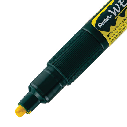 Yellow Ink Pentel Arts Wet Erase Chalk Marker Small Chisel Tip