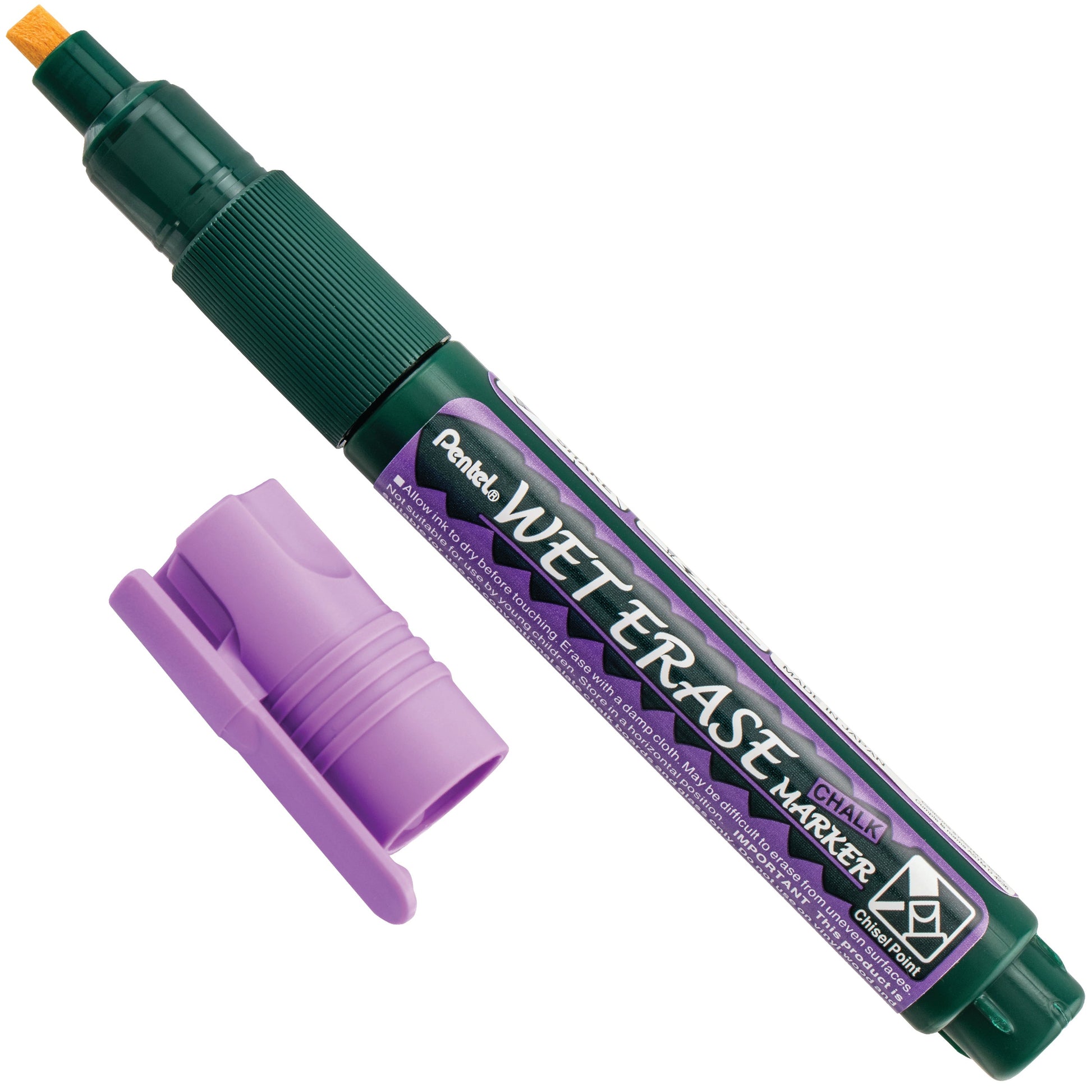 Wet Erase Chalk Marker Small Chisel Tip White