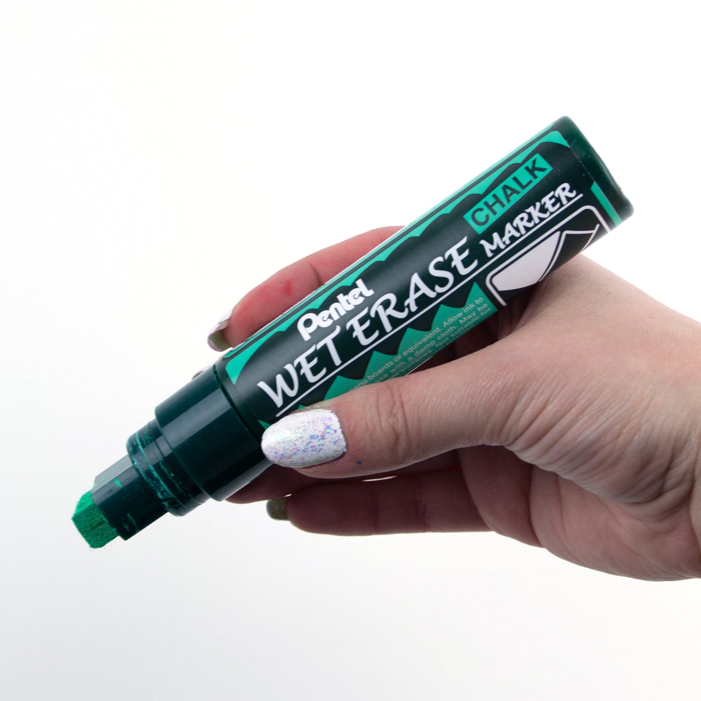 Green Ink Pentel Arts Wet Erase Chalk Marker Jumbo Chisel Tip