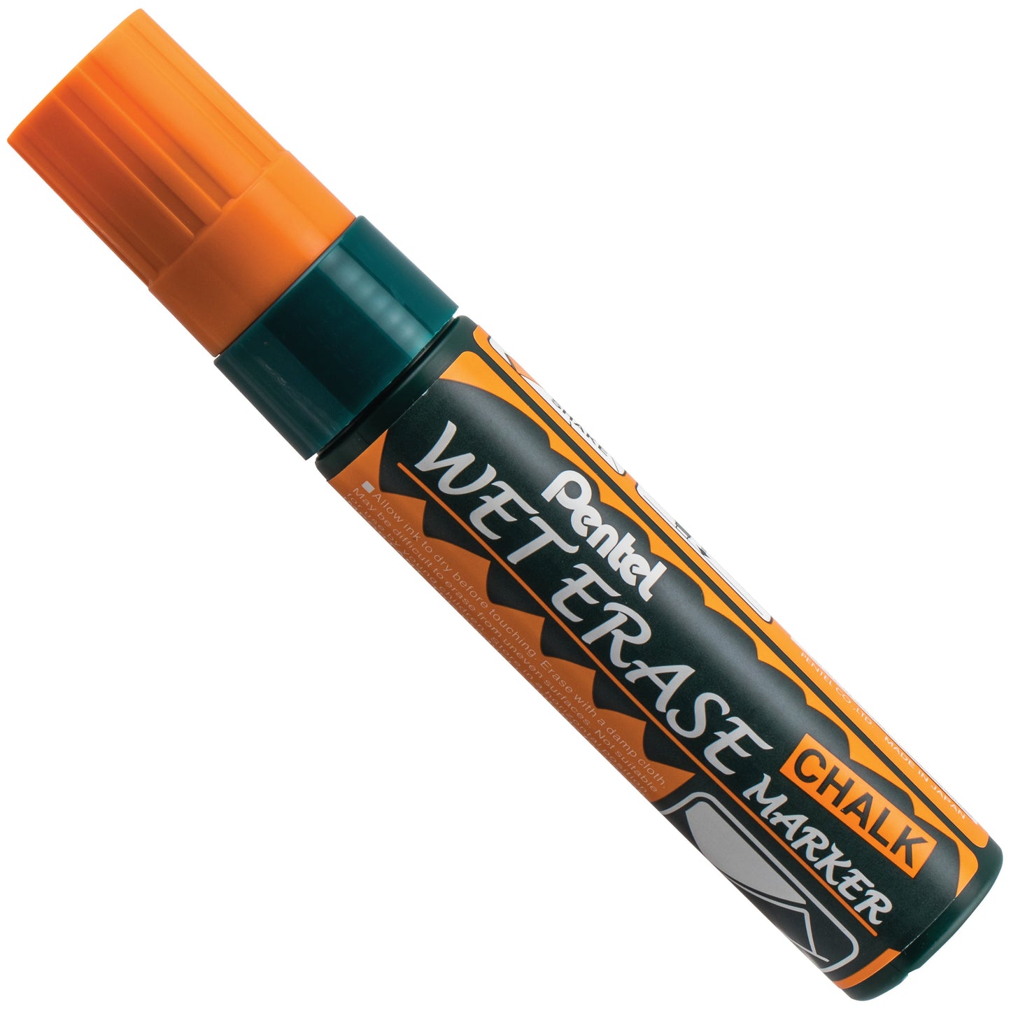 Orange Ink Pentel Arts Wet Erase Chalk Marker Jumbo Chisel Tip