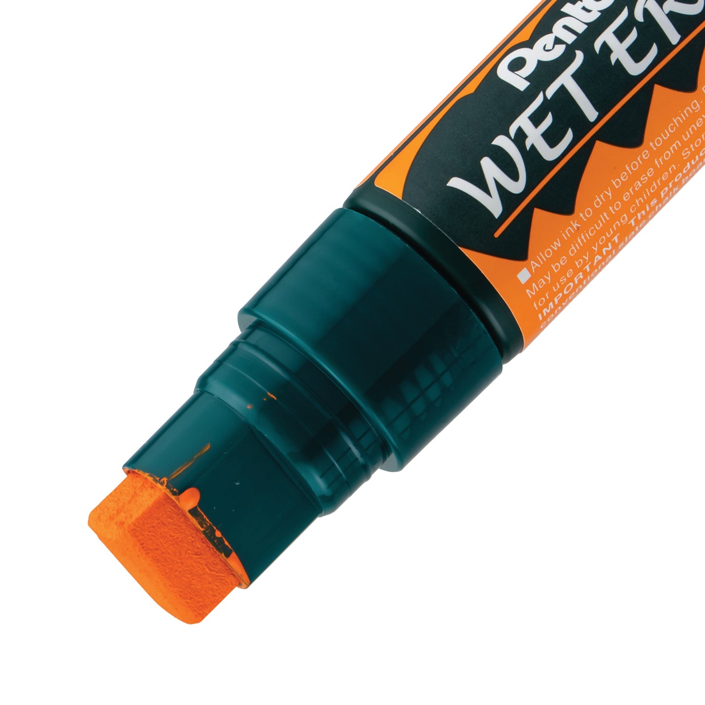 Orange Ink Pentel Arts Wet Erase Chalk Marker Jumbo Chisel Tip