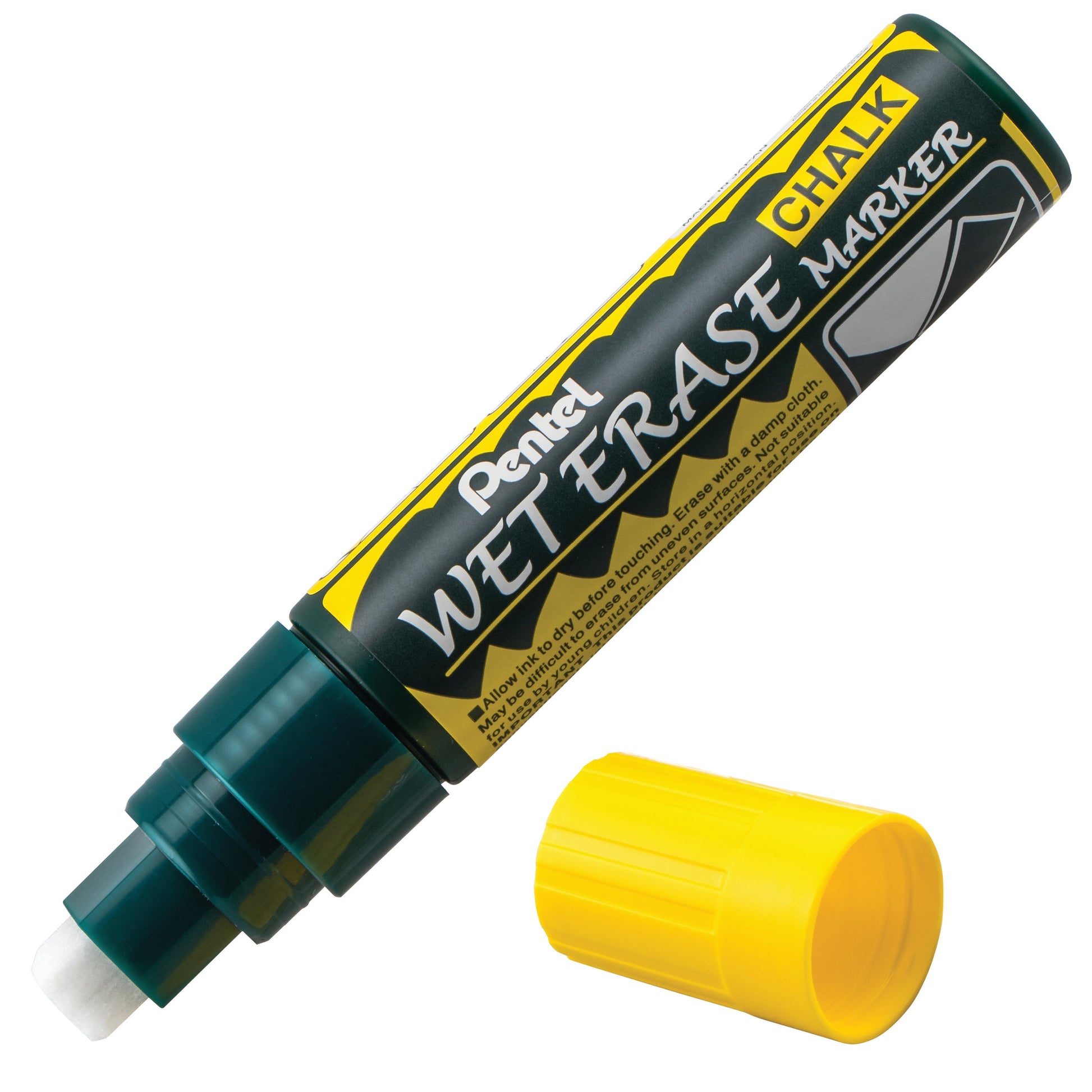Wet Erase Chalk Marker Jumbo Chisel Tip Green
