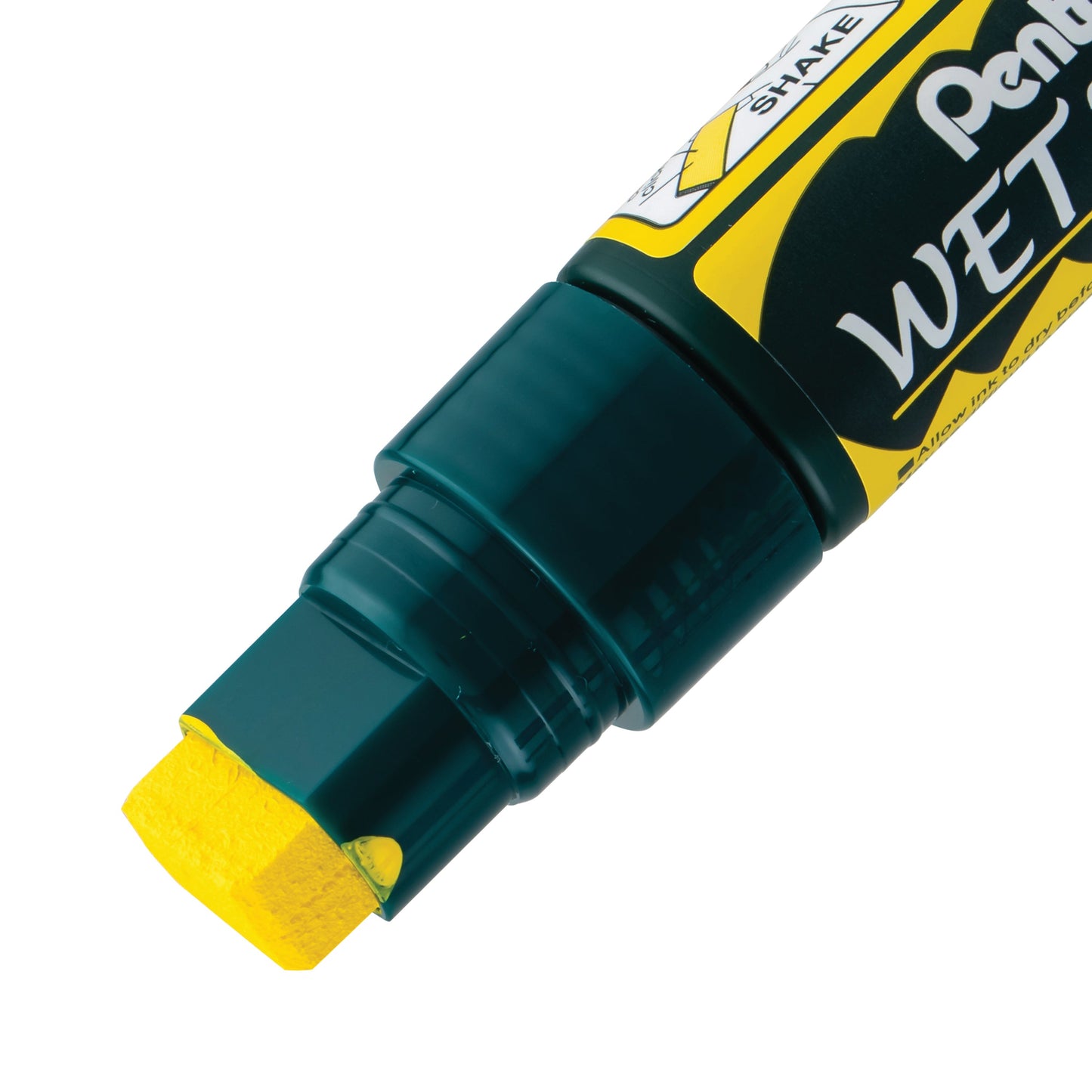 Yellow Ink Pentel Arts Wet Erase Chalk Marker Jumbo Chisel Tip