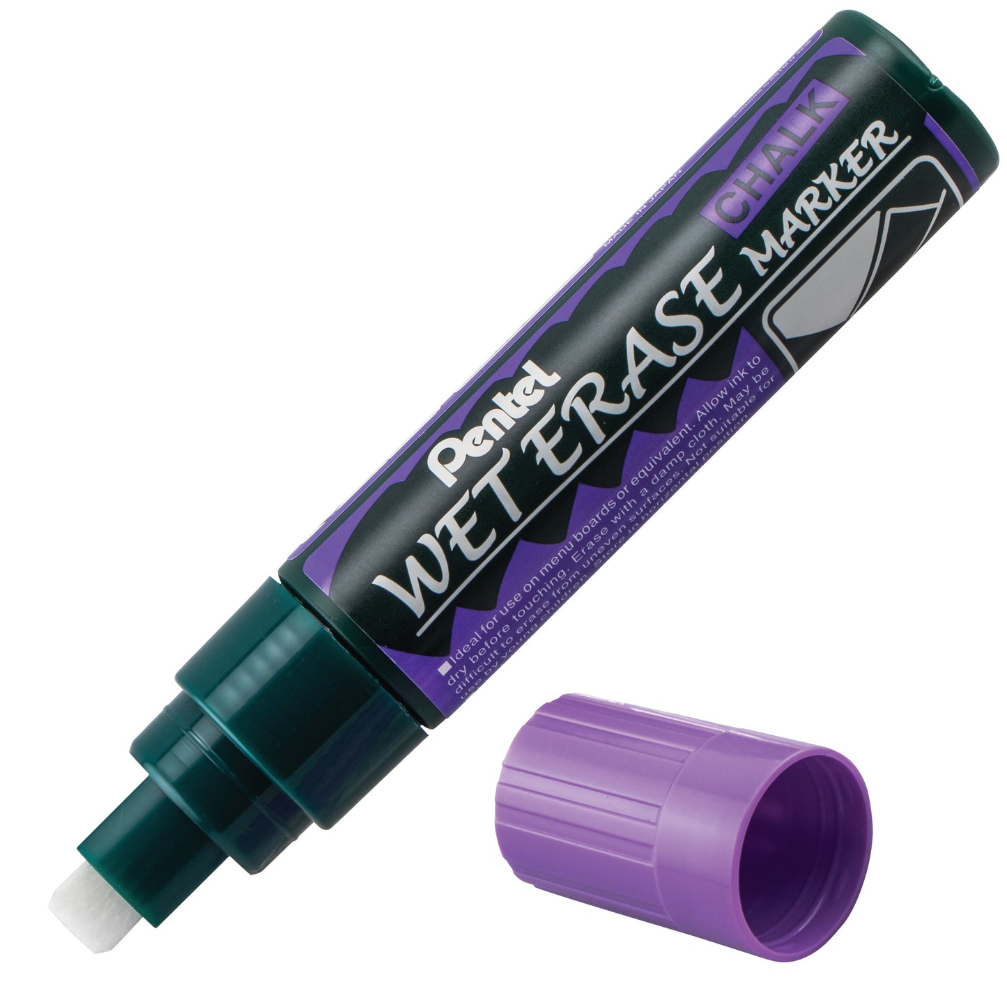 Violet Ink Pentel Arts Wet Erase Chalk Marker Jumbo Chisel Tip