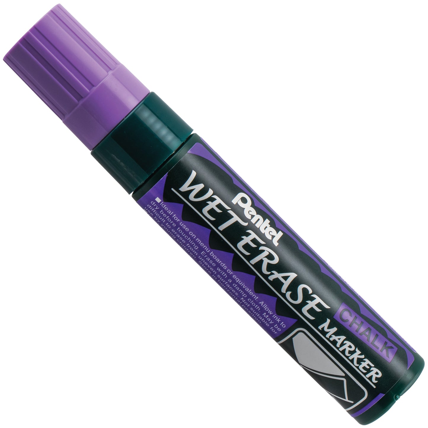 Violet Ink Pentel Arts Wet Erase Chalk Marker Jumbo Chisel Tip