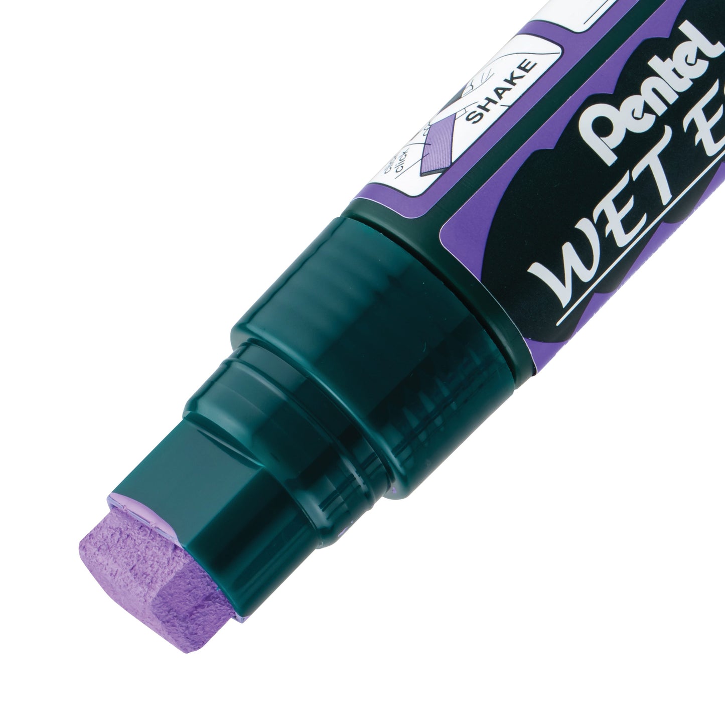 Violet Ink Pentel Arts Wet Erase Chalk Marker Jumbo Chisel Tip