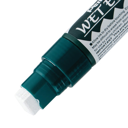 White Ink Pentel Arts Wet Erase Chalk Marker Jumbo Chisel Tip