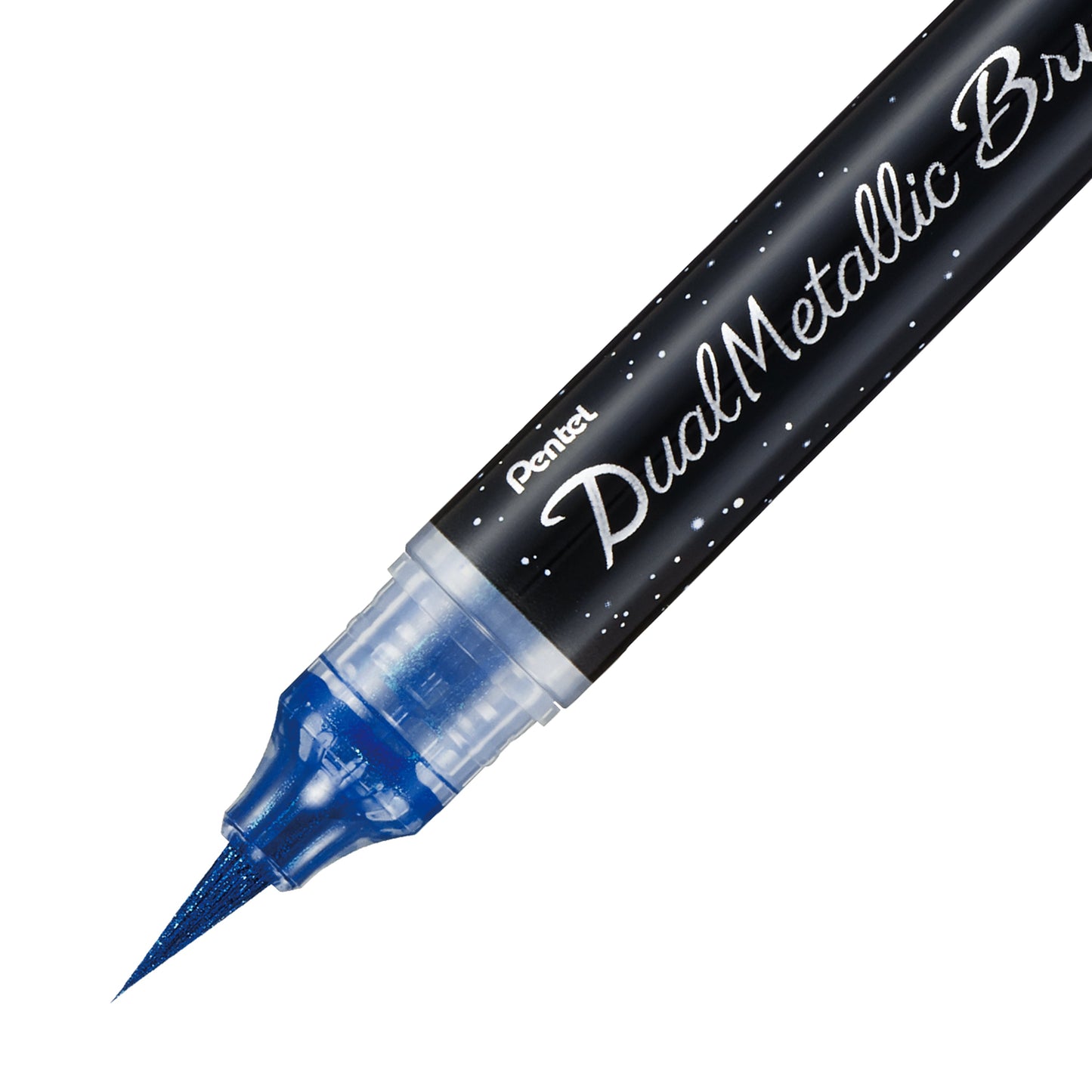 Dual Metallic Brush Blue and Metallic Green Ink 1pc Pack