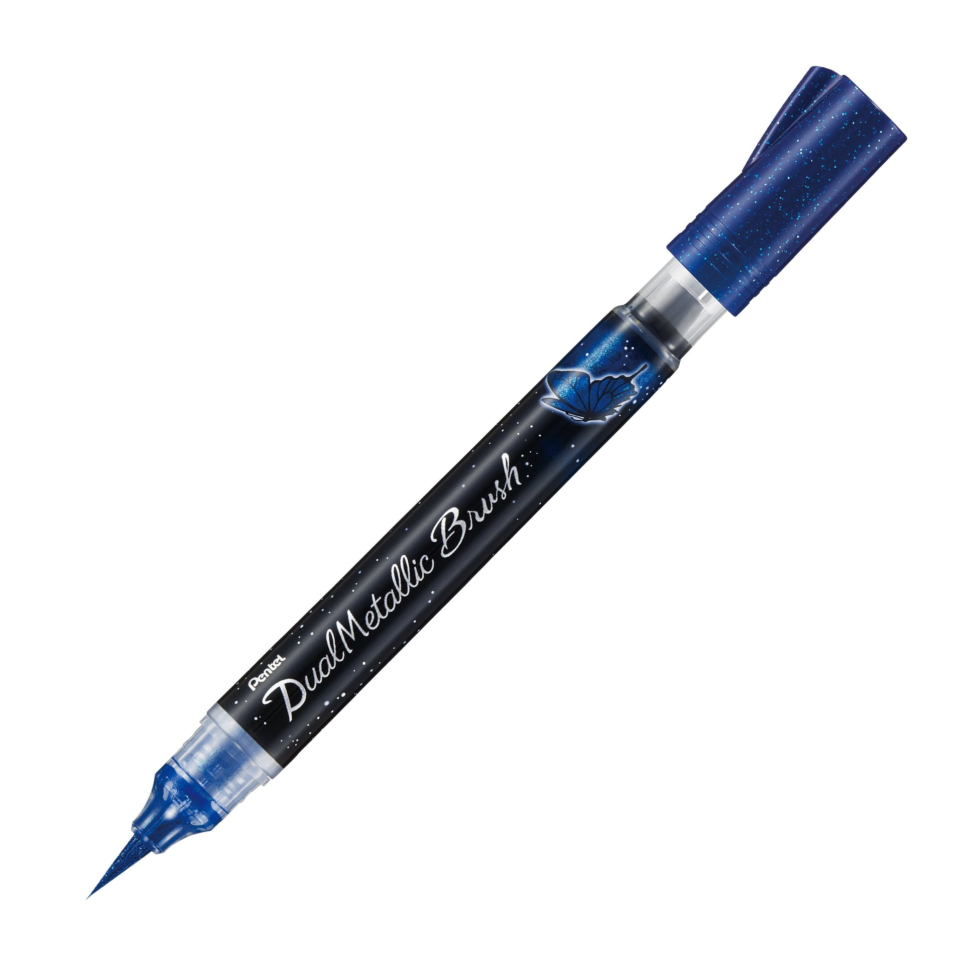 Dual Metallic Brush Violet and Metallic Blue 