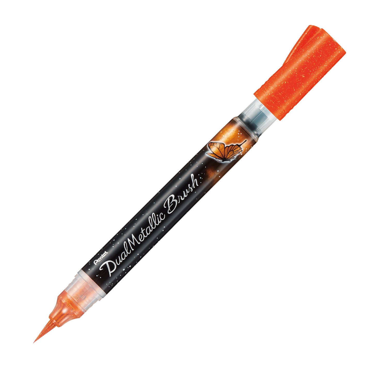 Dual Metallic Brush Orange and Metallic Yellow Ink 1pc Pack