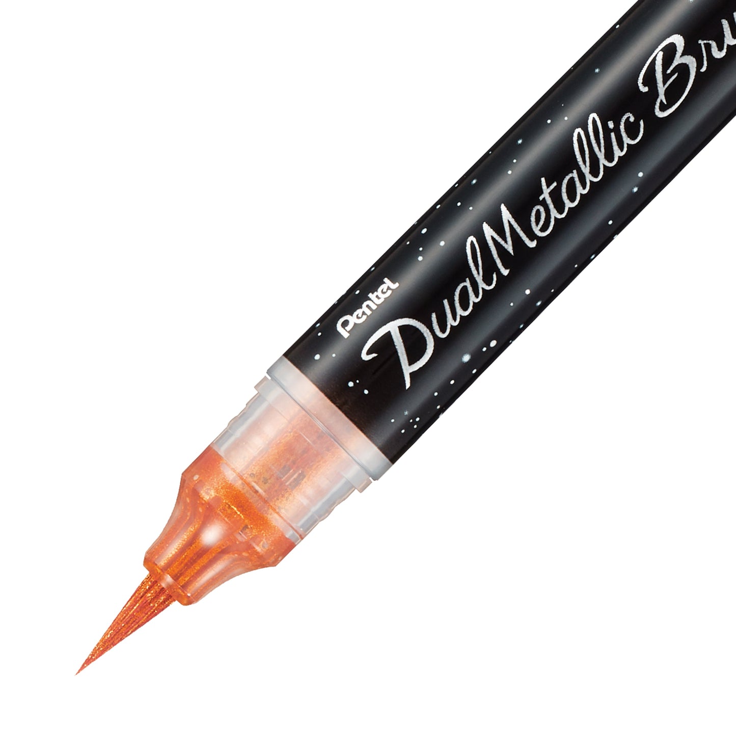 Dual Metallic Brush Orange and Metallic Yellow Ink 1pc Pack