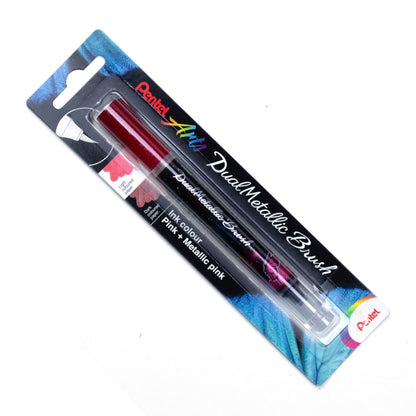 Dual Metallic Brush Pink and Metallic Pink Ink 1pc Pack