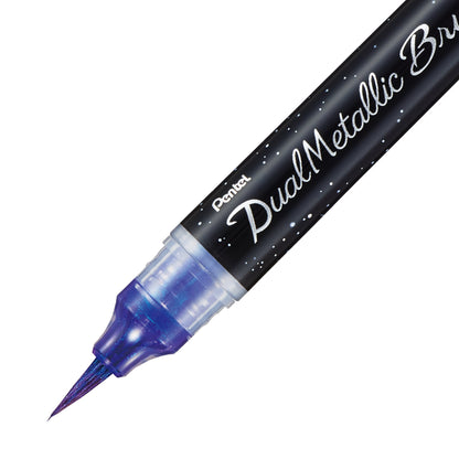 Dual Metallic Brush Violet and Metallic Blue Ink 1pc Pack