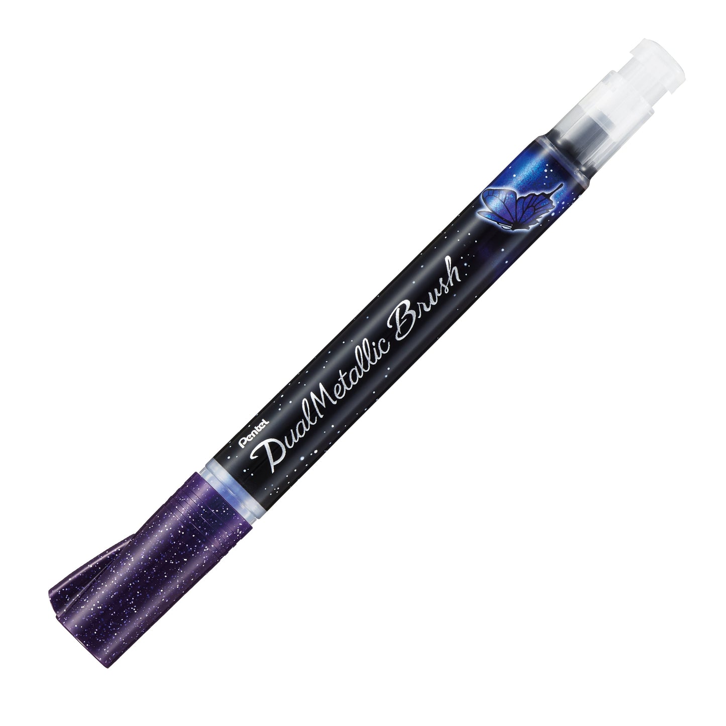 Dual Metallic Brush Violet and Metallic Blue Ink 1pc Pack