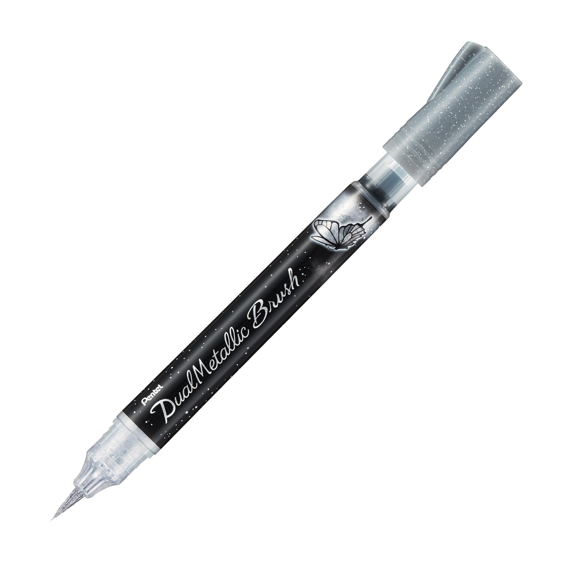 Dual Metallic Brush Green and Metallic Blue 