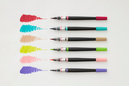 Sunburst Pentel Brush Pen Test Set