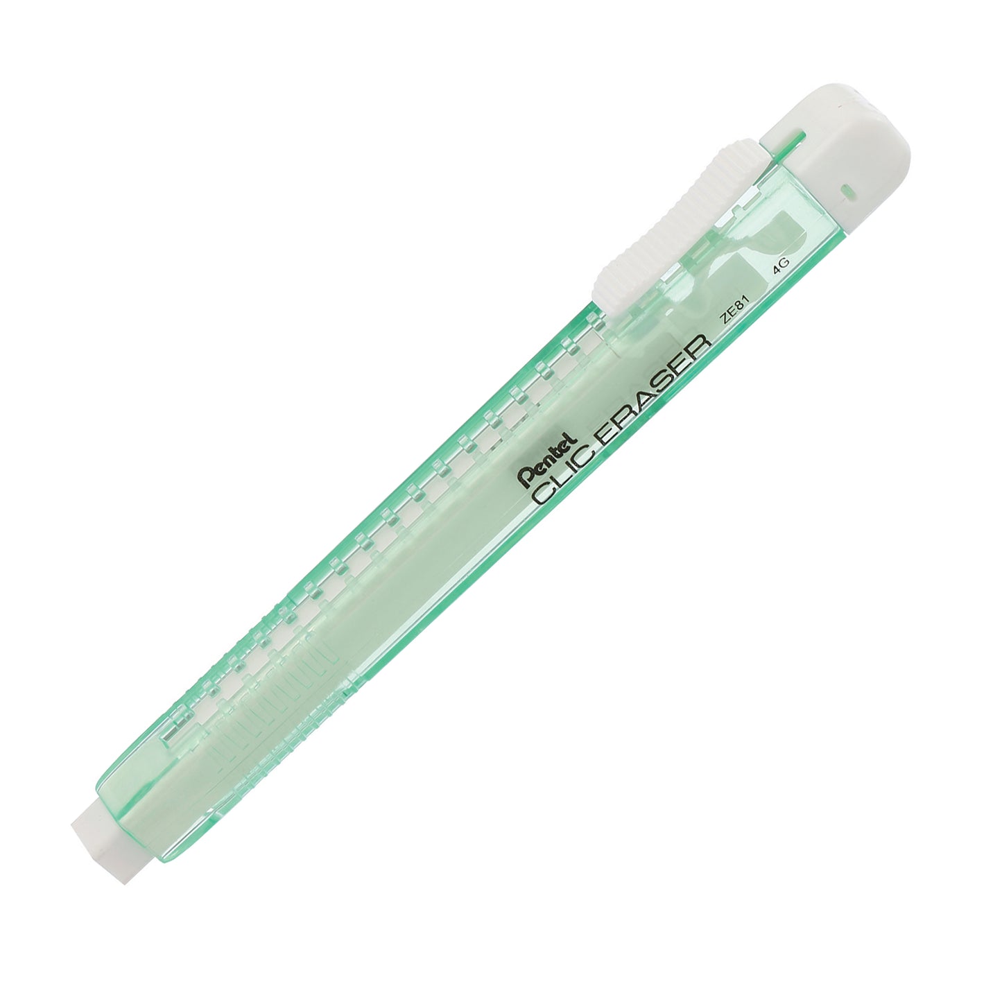 Pentel CLIC ERASER Green Transparent Barrel