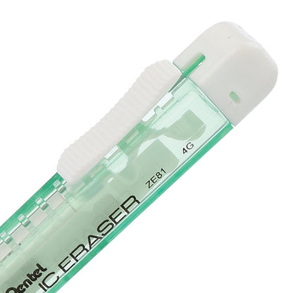 Pentel CLIC ERASER Green Transparent Barrel