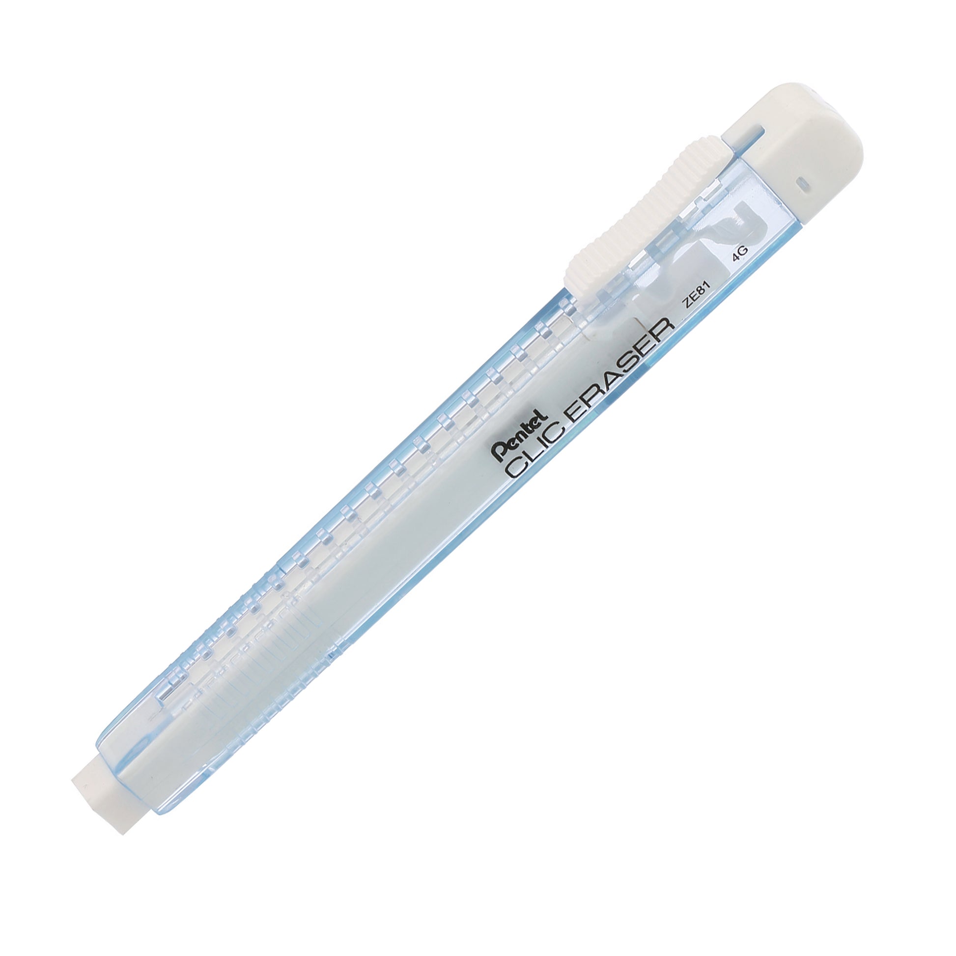 CLIC Eraser Green Transparent Barrel