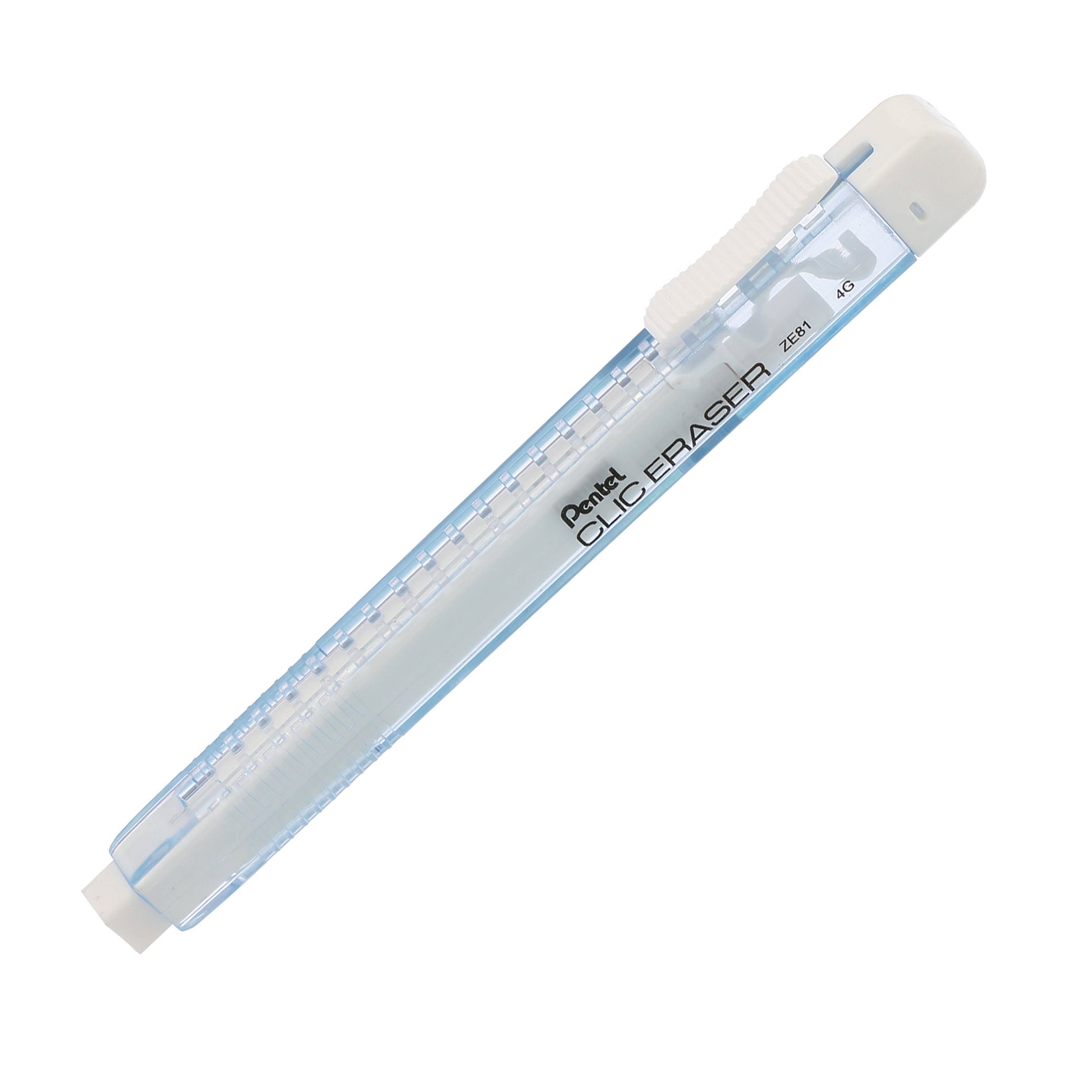 Clic Eraser Violet Transparent Barrel