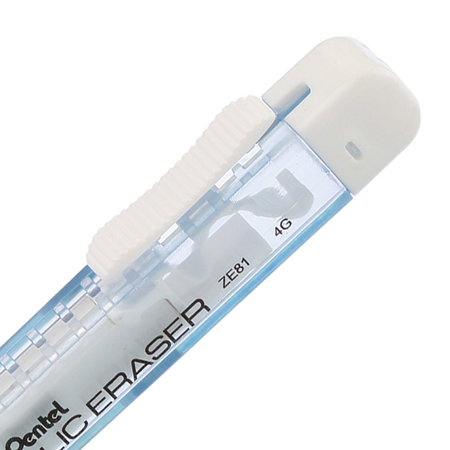 Pentel CLIC ERASER Sky Blue Transparent Barrel