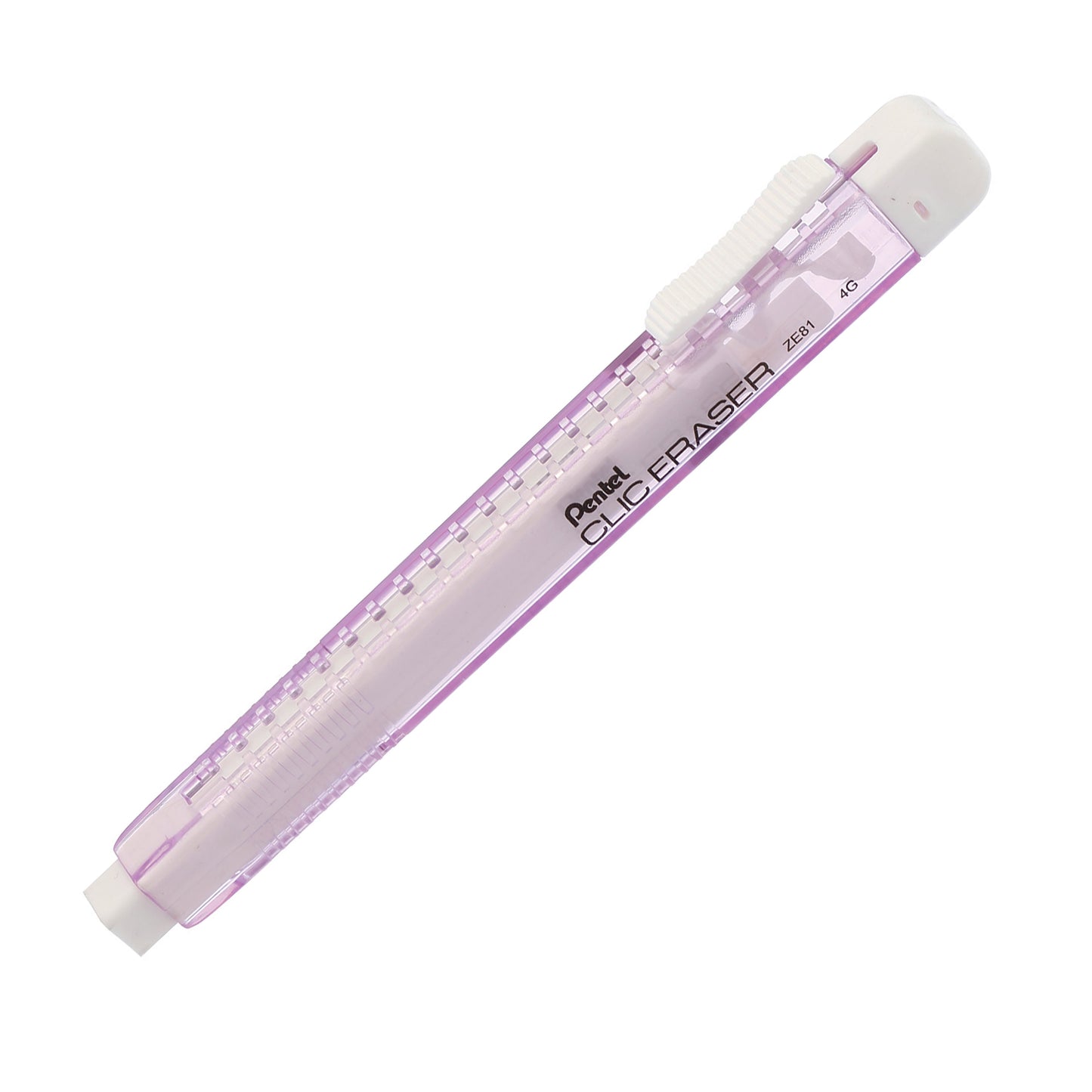 Pentel CLIC ERASER Violet Transparent Barrel