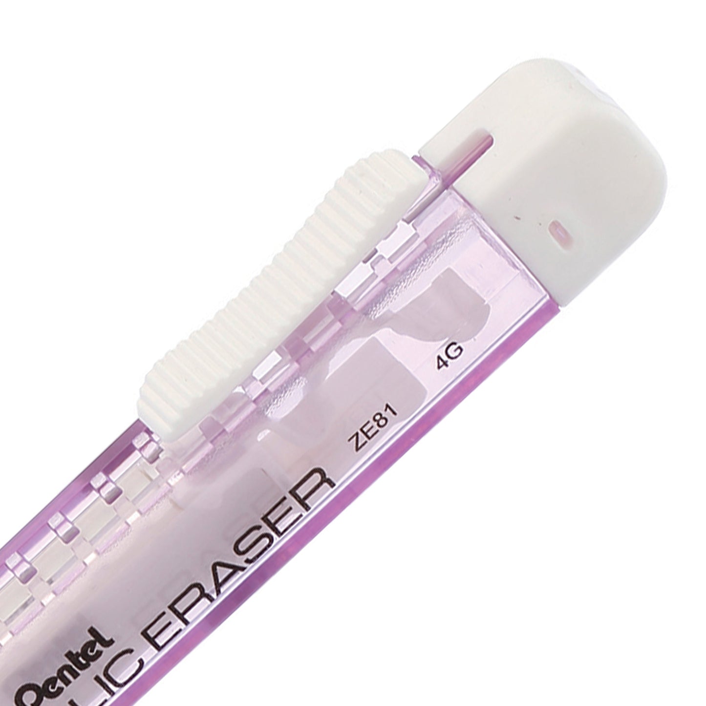 Pentel CLIC ERASER Violet Transparent Barrel