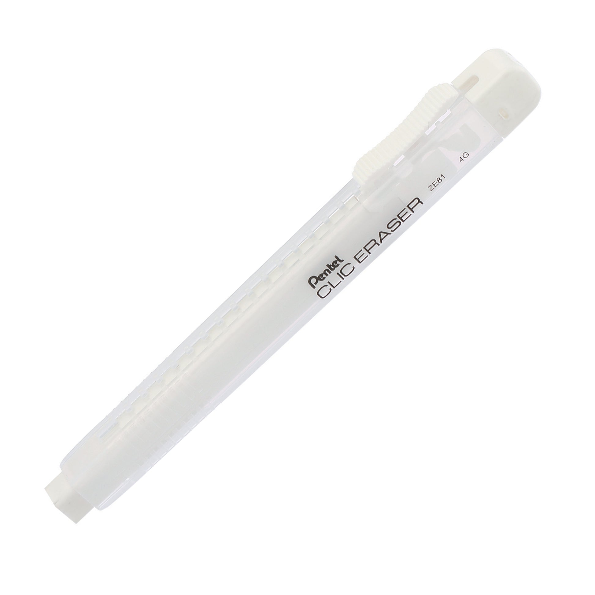 CLIC Eraser Green Transparent Barrel