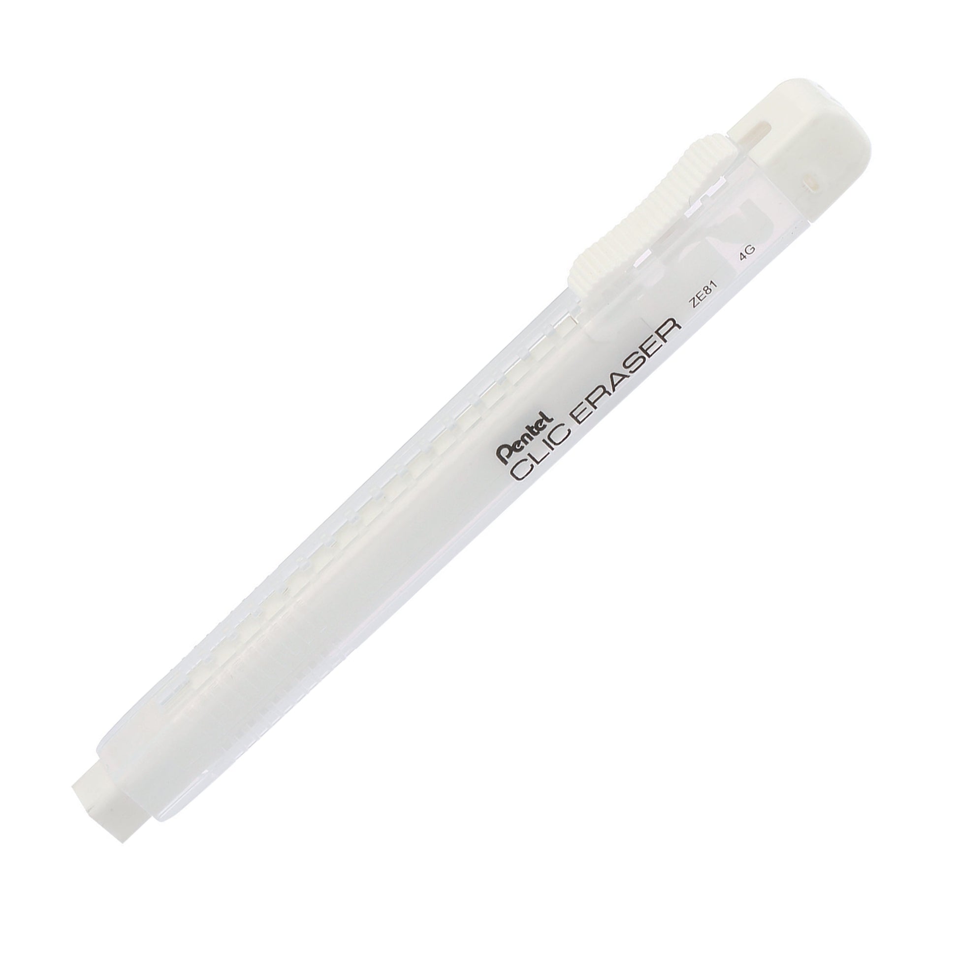 Clic Eraser Violet Transparent Barrel