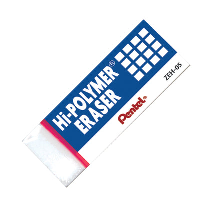 Hi-Polymer High Quality Small Rubber Block Eraser with Protective Sleeve