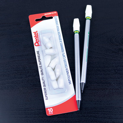 Hi-Polymer Eraser Cap 10PC Pack