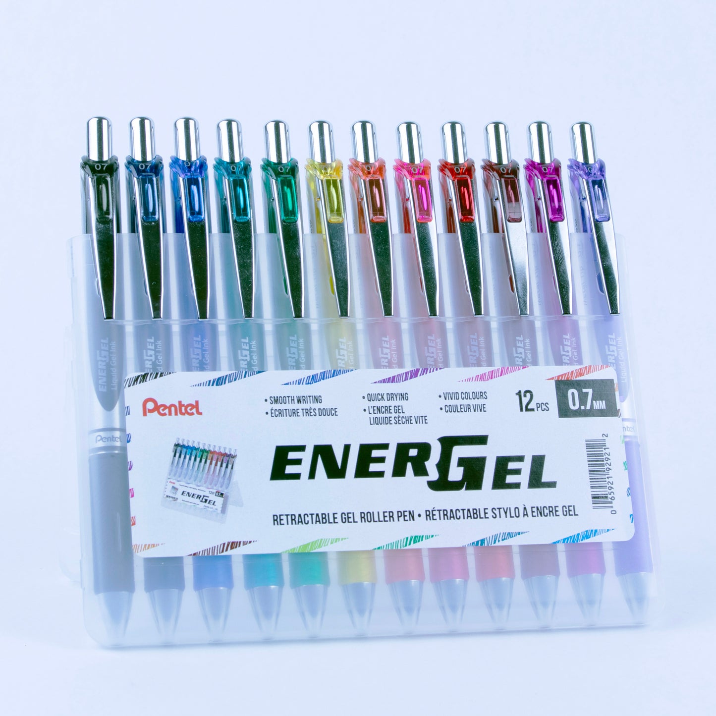 Energel 12 Colours with Pen Stand Set