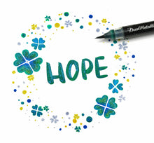 Pentel Dual Metallic Brush Pen Set 2 – 4 Colors (Blue, Green, Gold, Silver)