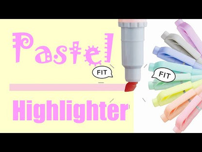 Pastel Green Ink Illumina Flex Liquid Highlighter Dual Tip Chisel and Bullet